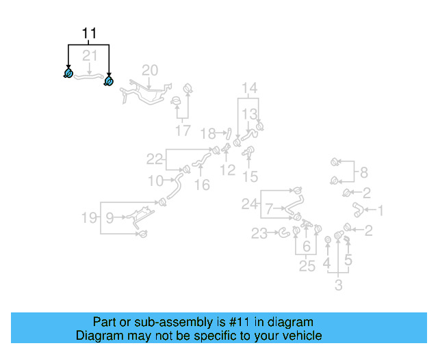 Overflow Hose Clamp N-906-867-01 - View 64