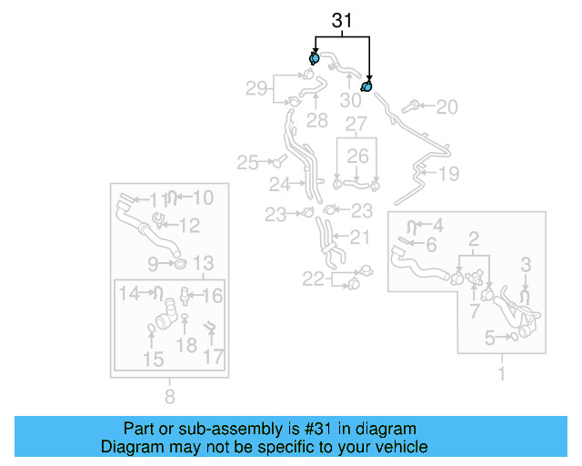Overflow Hose Clamp N-906-867-01 - View 100