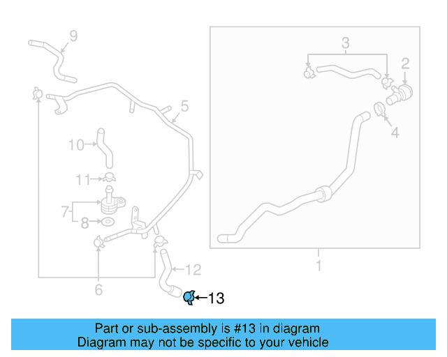 Reservoir Hose Clamp N-906-869-02 - View 412