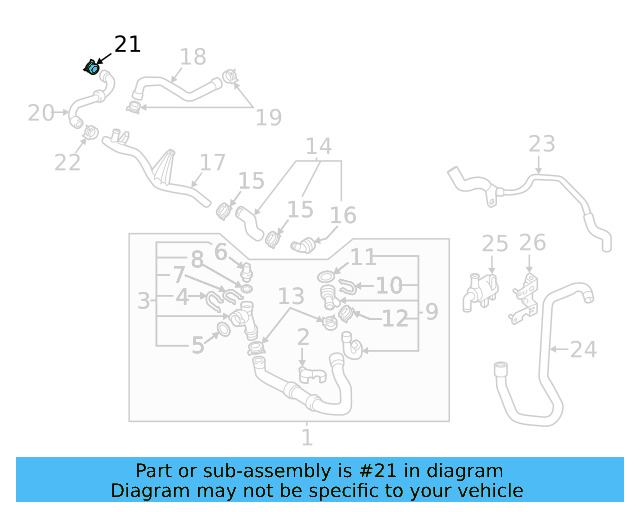 Reservoir Hose Clamp N-906-869-02 - View 329