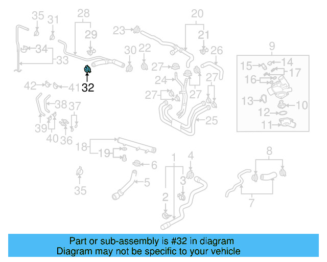 Lower Hose Clamp N-906-871-01 - View 180