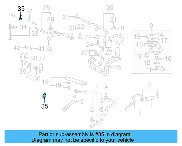 Overflow Hose Clamp N-906-867-01 - View 333