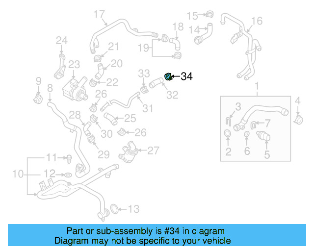 Overflow Hose Clamp N-906-867-01 - View 174