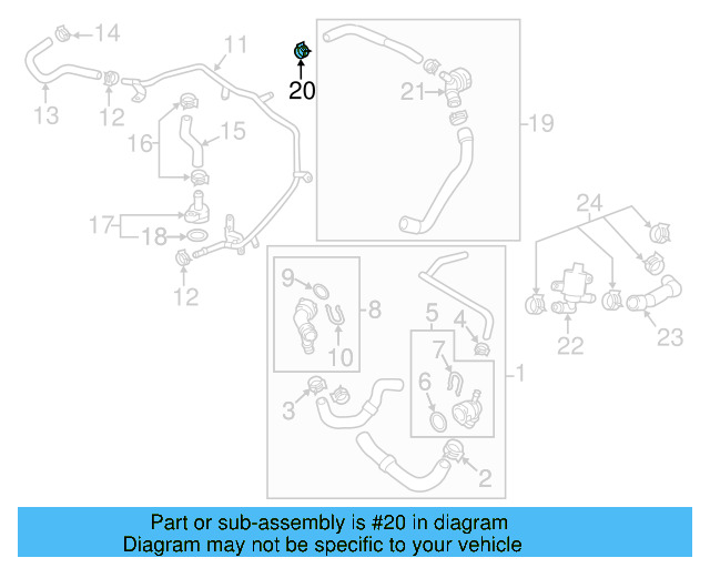 Overflow Hose Clamp N-906-867-01 - View 133