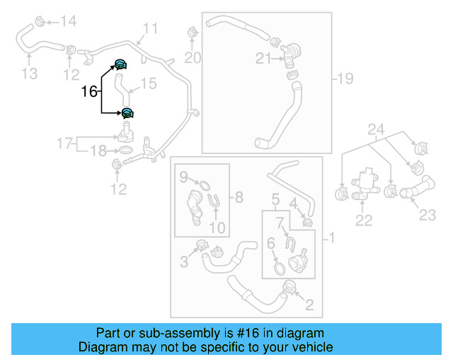 Overflow Hose Clamp N-906-867-01 - View 317