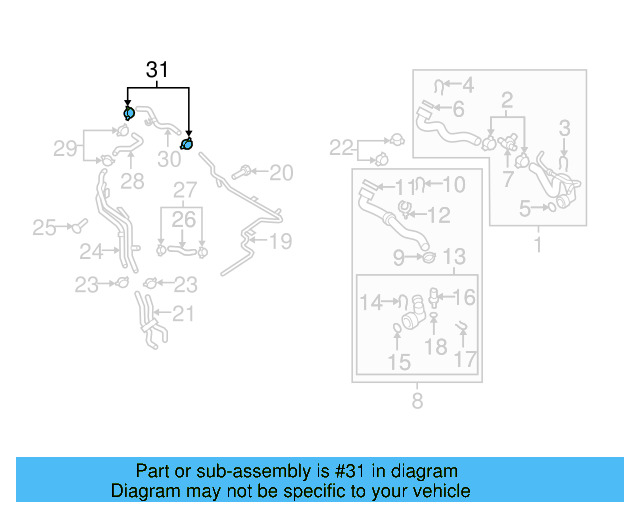 Overflow Hose Clamp N-906-867-01 - View 489