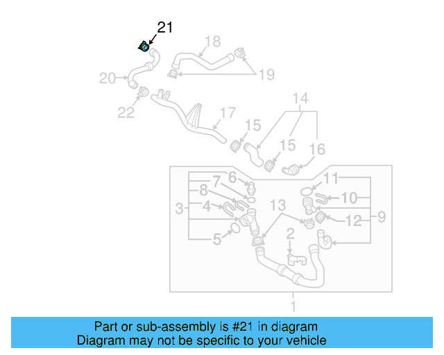 Reservoir Hose Clamp N-906-869-02 - View 422
