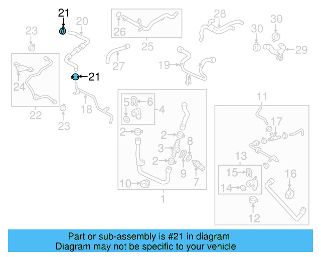 Reservoir Hose Clamp N-906-869-02 - View 43