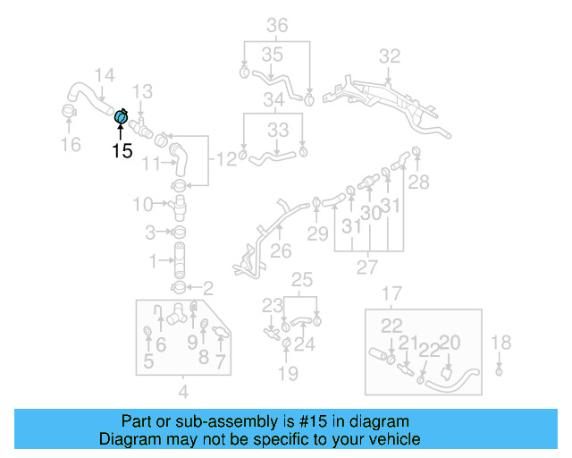 Overflow Hose Clamp N-906-867-01 - View 216