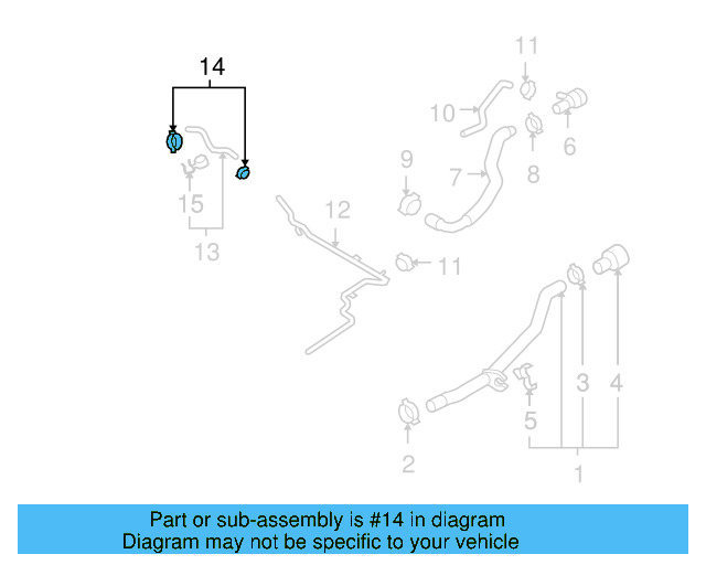 Overflow Hose Clamp N-906-867-01 - View 289