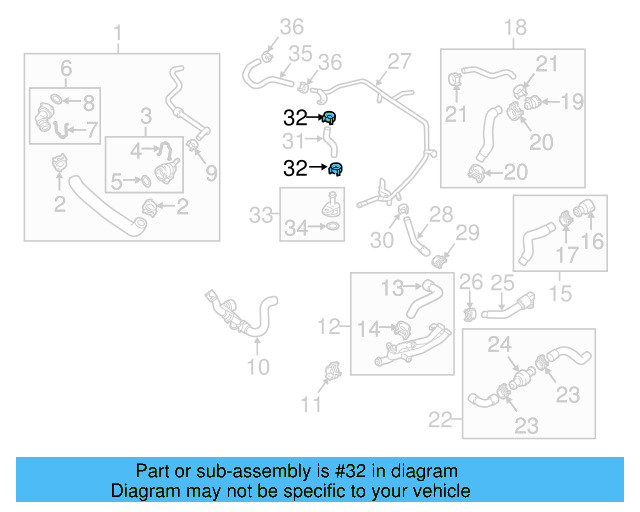 Overflow Hose Clamp N-906-867-01 - View 487