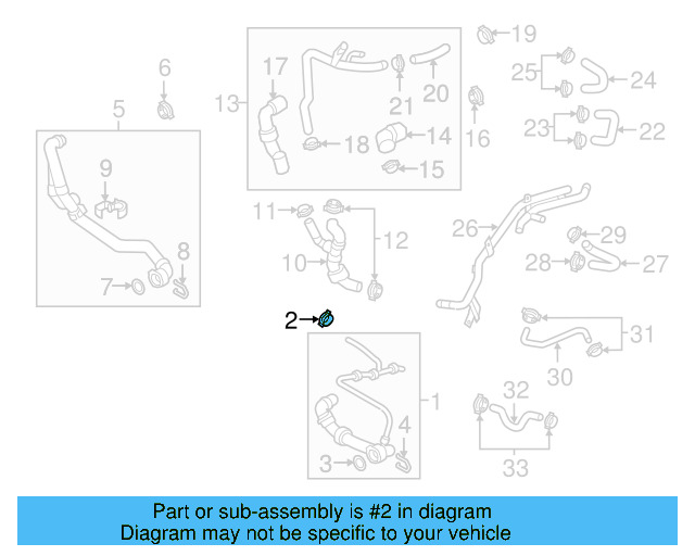 Reservoir Hose Clamp N-906-869-02 - View 51