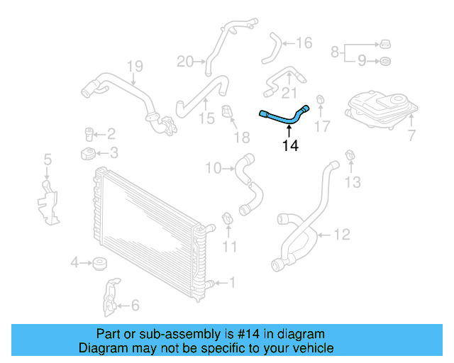 Reservoir Hose Clamp N-906-869-02 - View 506