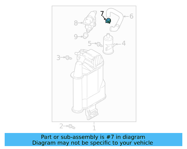 Reservoir Hose Clamp N-906-869-02 - View 327