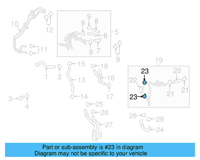 Reservoir Hose Clamp N-906-869-02 - View 205