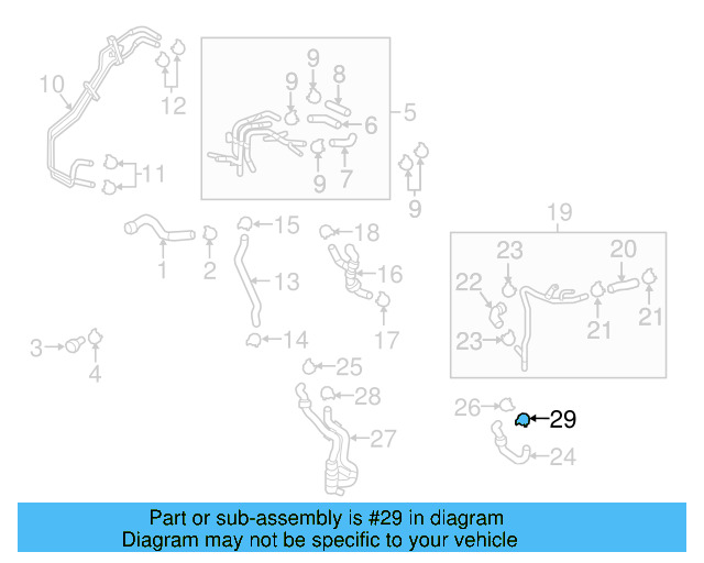Reservoir Hose Clamp N-906-869-02 - View 207