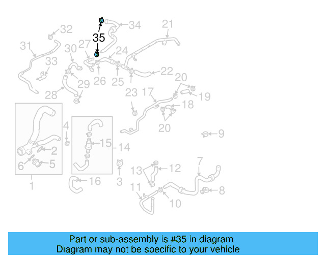Reservoir Hose Clamp N-906-869-02 - View 146