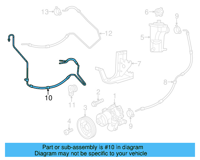 Reservoir Hose Clamp N-906-869-02 - View 167