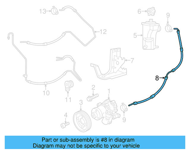 Reservoir Hose Clamp N-906-869-02 - View 25