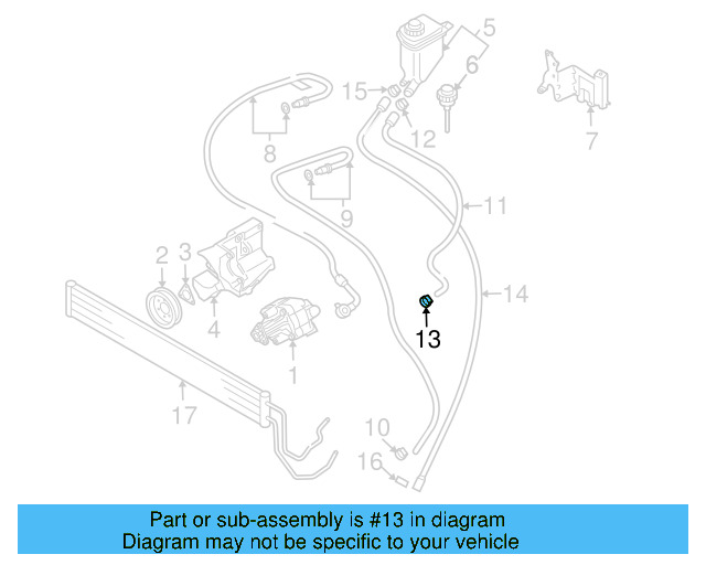 Reservoir Hose Clamp N-906-869-02 - View 20