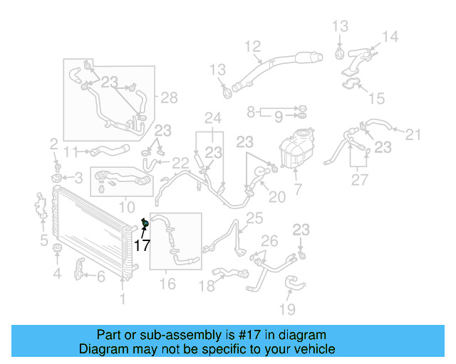 Reservoir Hose Clamp N-906-869-02 - View 504