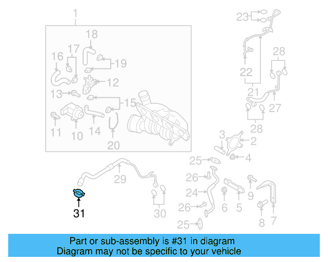 Reservoir Hose Clamp N-906-869-02 - View 324