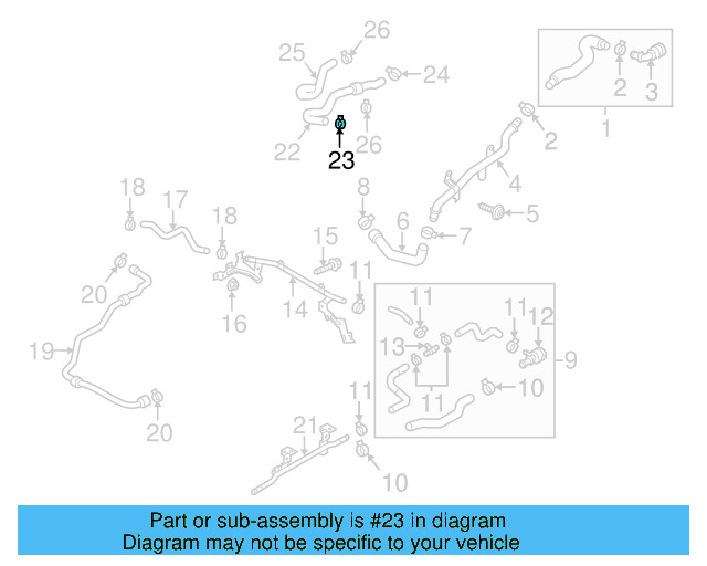 Reservoir Hose Clamp N-906-869-02 - View 155