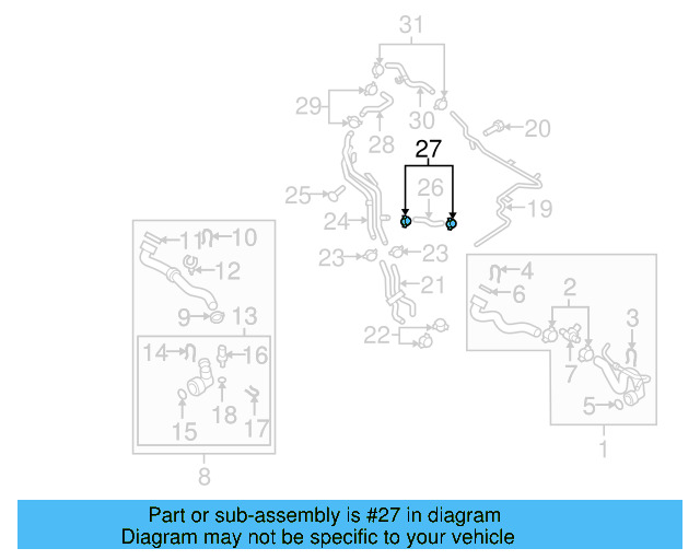 Reservoir Hose Clamp N-906-869-02 - View 130