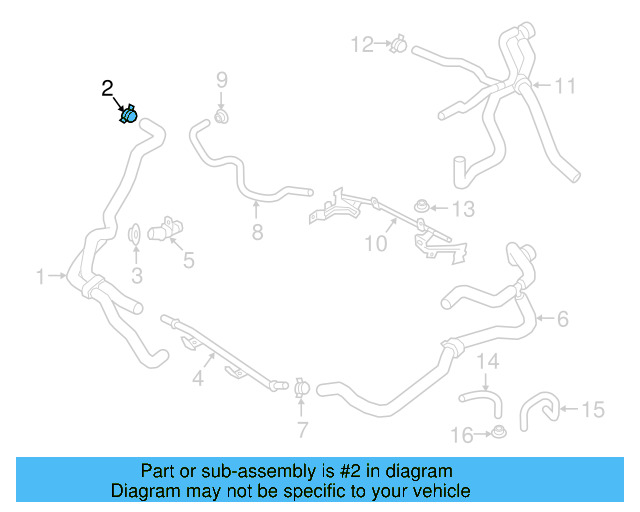 Reservoir Hose Clamp N-906-869-02 - View 269