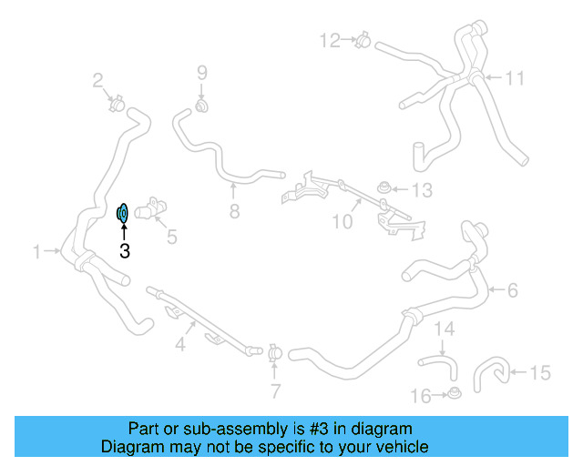 Reservoir Hose Clamp N-906-869-02 - View 4