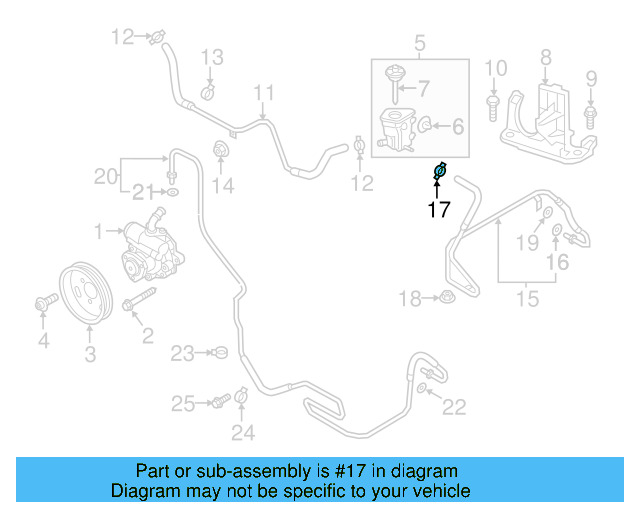 Reservoir Hose Clamp N-906-869-02 - View 249