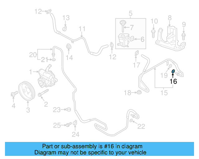 Reservoir Hose Clamp N-906-869-02 - View 38