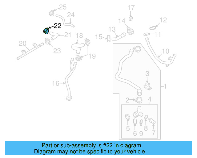 Reservoir Hose Clamp N-906-869-02 - View 31