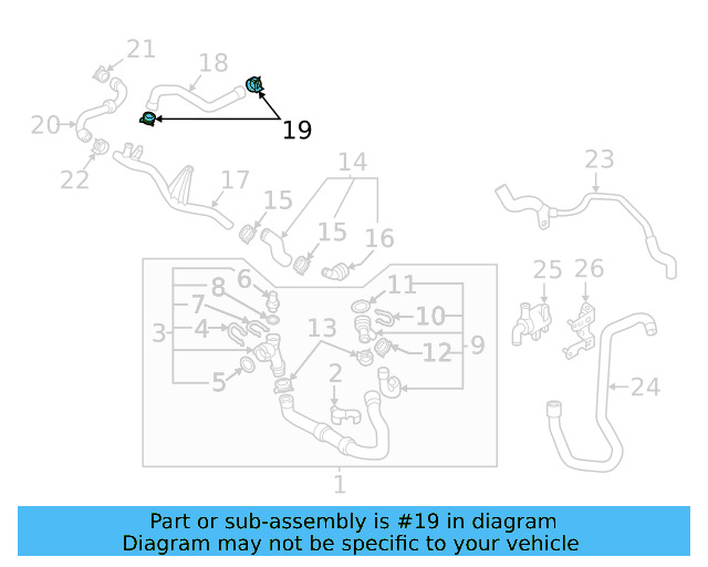 Reservoir Hose Clamp N-906-869-02 - View 328