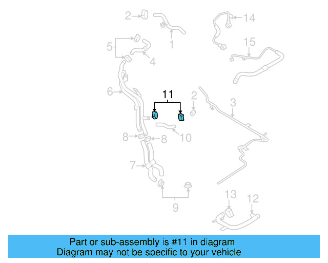 Reservoir Hose Clamp N-906-869-02 - View 409