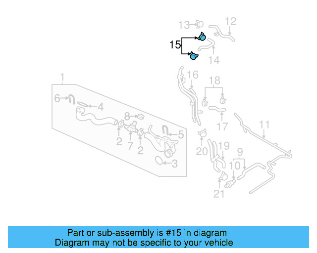Reservoir Hose Clamp N-906-869-02 - View 219