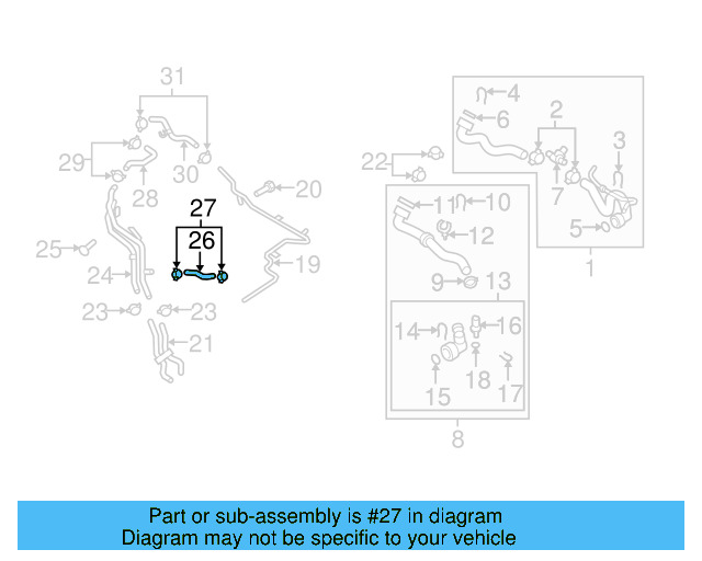 Reservoir Hose Clamp N-906-869-02 - View 473