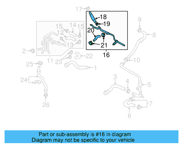 Reservoir Hose Clamp N-906-869-02 - View 112