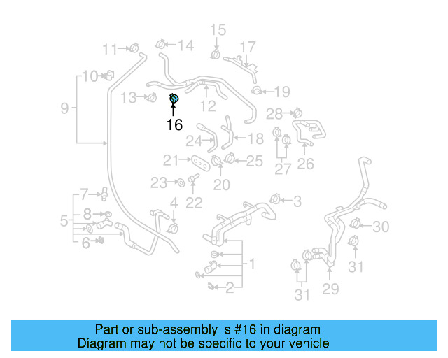 Reservoir Hose Clamp N-906-869-02 - View 42