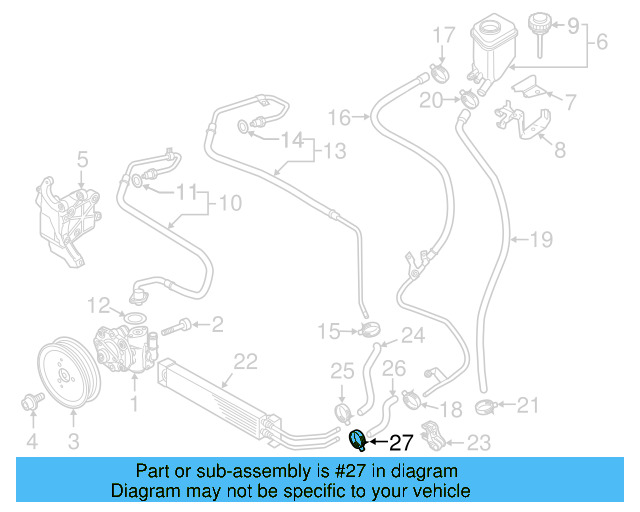Hose & Tube Assembly Clamp N-909-264-01 - View 76