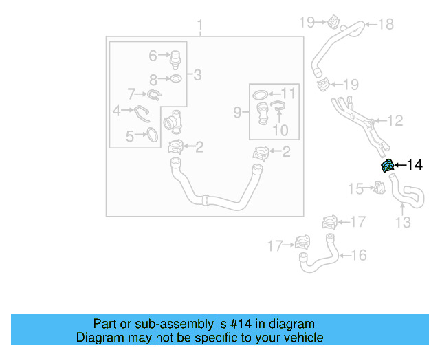 Reservoir Hose Clamp N-906-869-02 - View 228