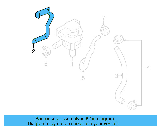 Auxiliary Pump Bracket 03H-121-079