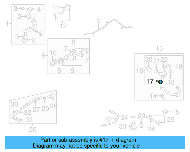 Water Hose Assembly Upper Seal N-907-653-01 - View 216