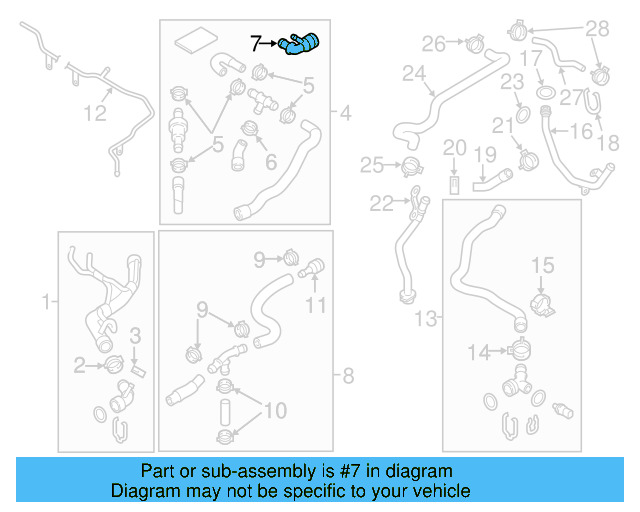 Inlet Hose Coupling 3B0-122-291-B - View 77