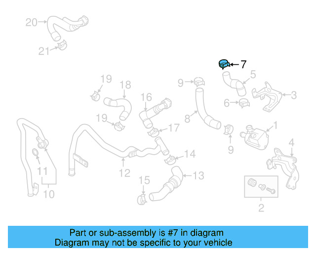 Reservoir Hose Clamp N-906-869-02 - View 482
