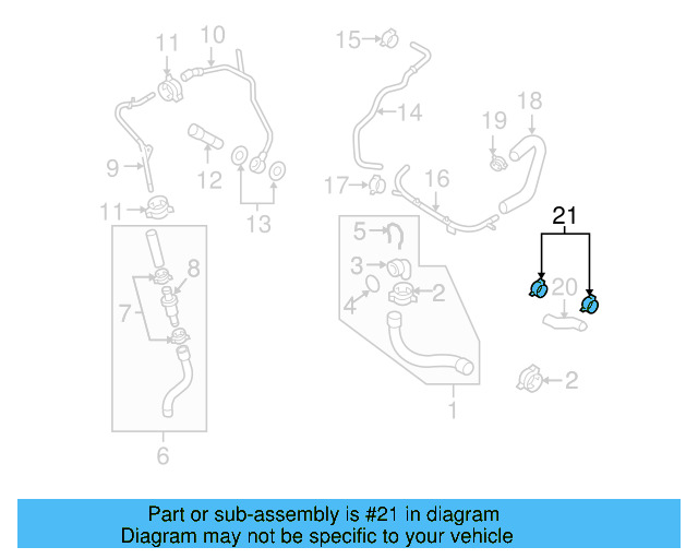 Coolant Hose 1K0-122-063-G - View 12