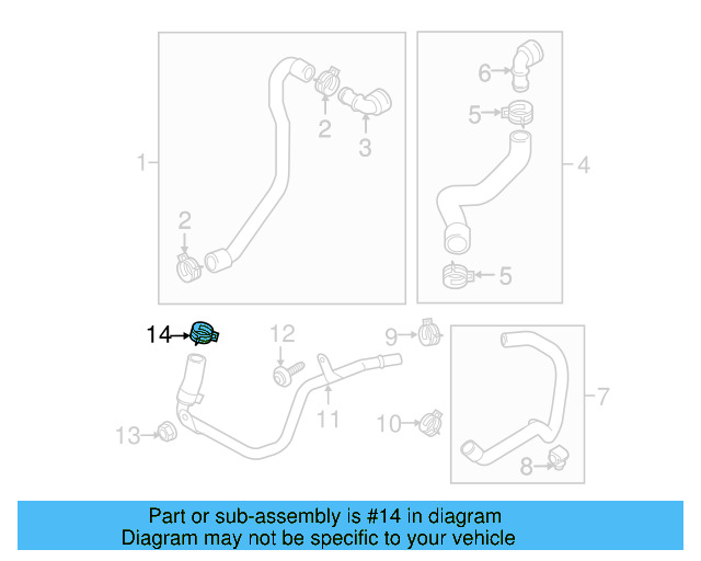 Lower Hose Clamp N-906-871-01 - View 92