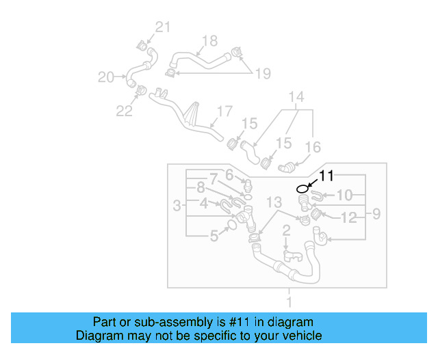 Reservoir Hose Clamp N-906-869-02 - View 420