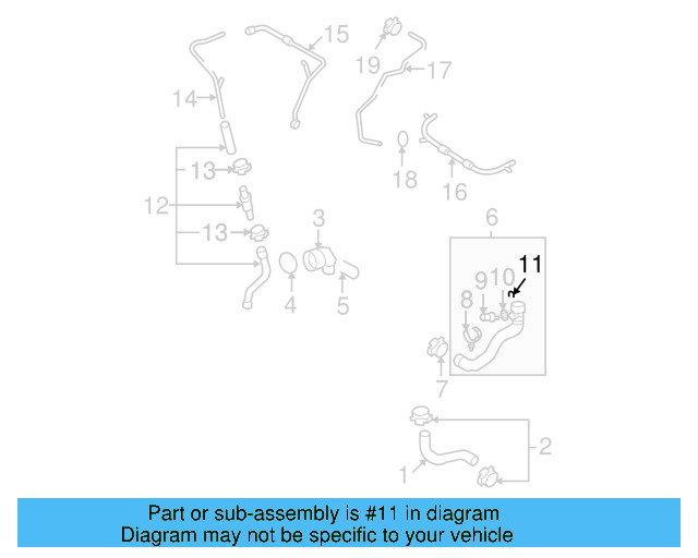Temp Sensor Retainer Spring 032-121-142 - View 96