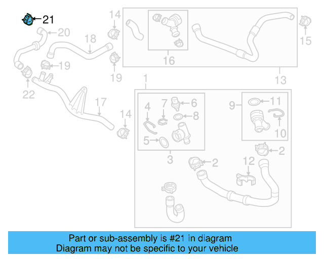 Reservoir Hose Clamp N-906-869-02 - View 218